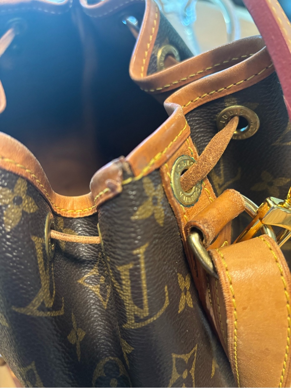 Louis Vuitton Brown petite noe - Picture 5 of 13
